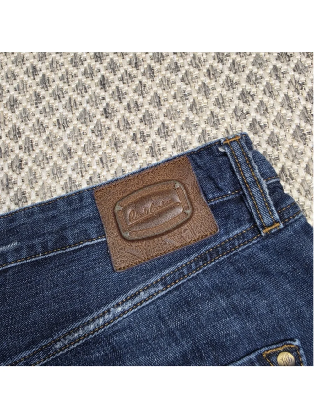 Robert Graham Jeans Men’s 38 Straight Leg Blue Denim Premium Cotton Pants